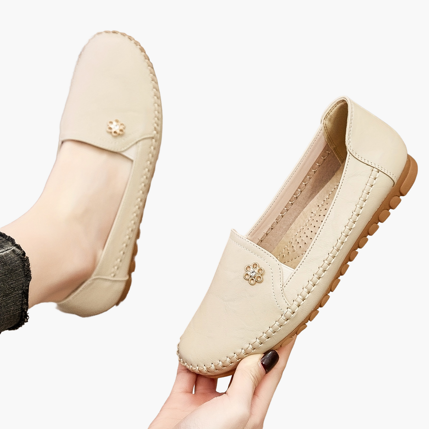 Damloafers – Klassiska Penny Loafers för Vardag och Arbete