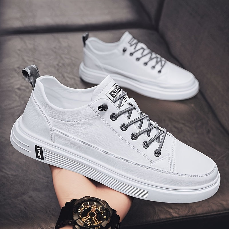 Herr Sneakers Låga Sportiga Vardagsskor Modern Streetstil