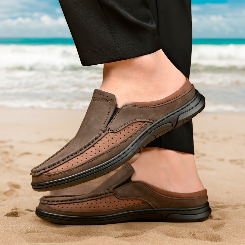 Herr loafers slip-on för vardag och semester – avslappnad och stilren design