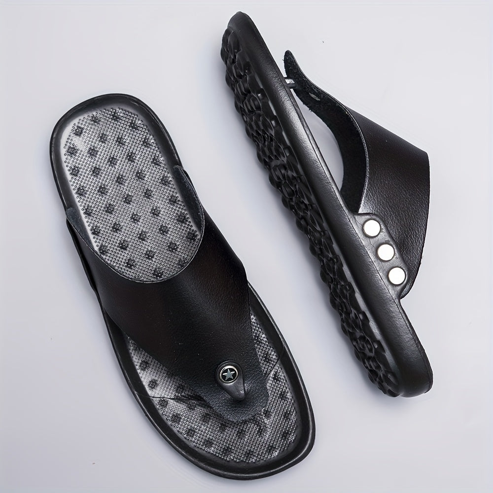 Herr Tofflor Sandaler – Avslappnade Sommarsandaler med Modern Design för Strand och Fritid