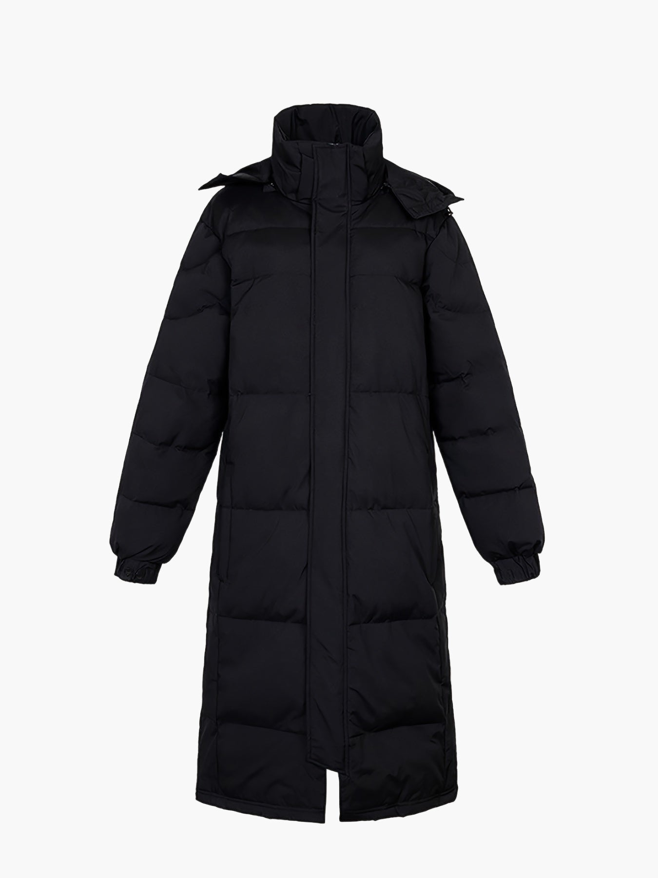 Herr Lång Dunstil Parkas Vinterjacka – Elegant Varm Ytterplagg för Vardagsbruk