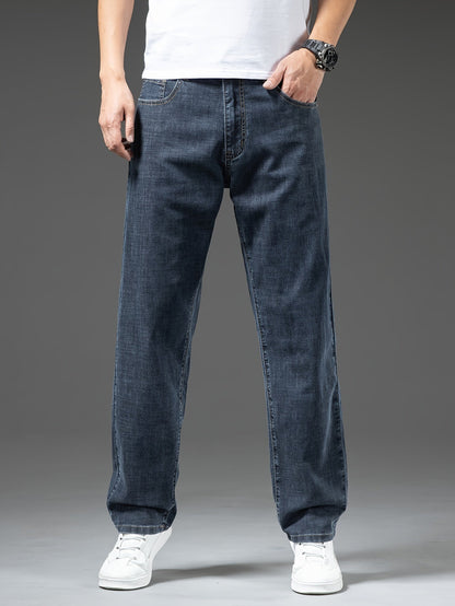 Herr Jeans Ledig Rak Passform Vardagsstil