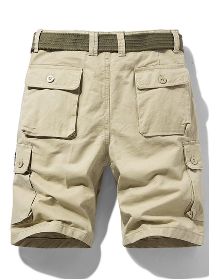 Herrar Cargo Shorts med Bälte – Klassisk och Praktisk för Vardag och Äventyr