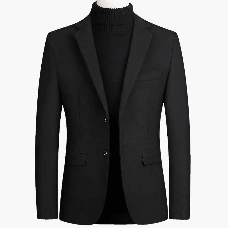 Herr Blazer Kavaj – Klassisk Affärs- och Feststil för Män