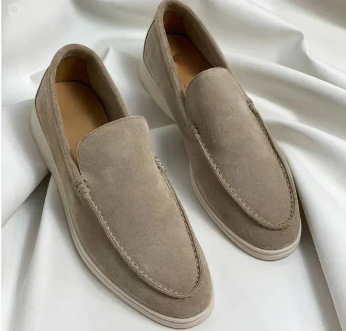 Herrloafers Klassisk Slip-on Stil för Kontor och Fritid