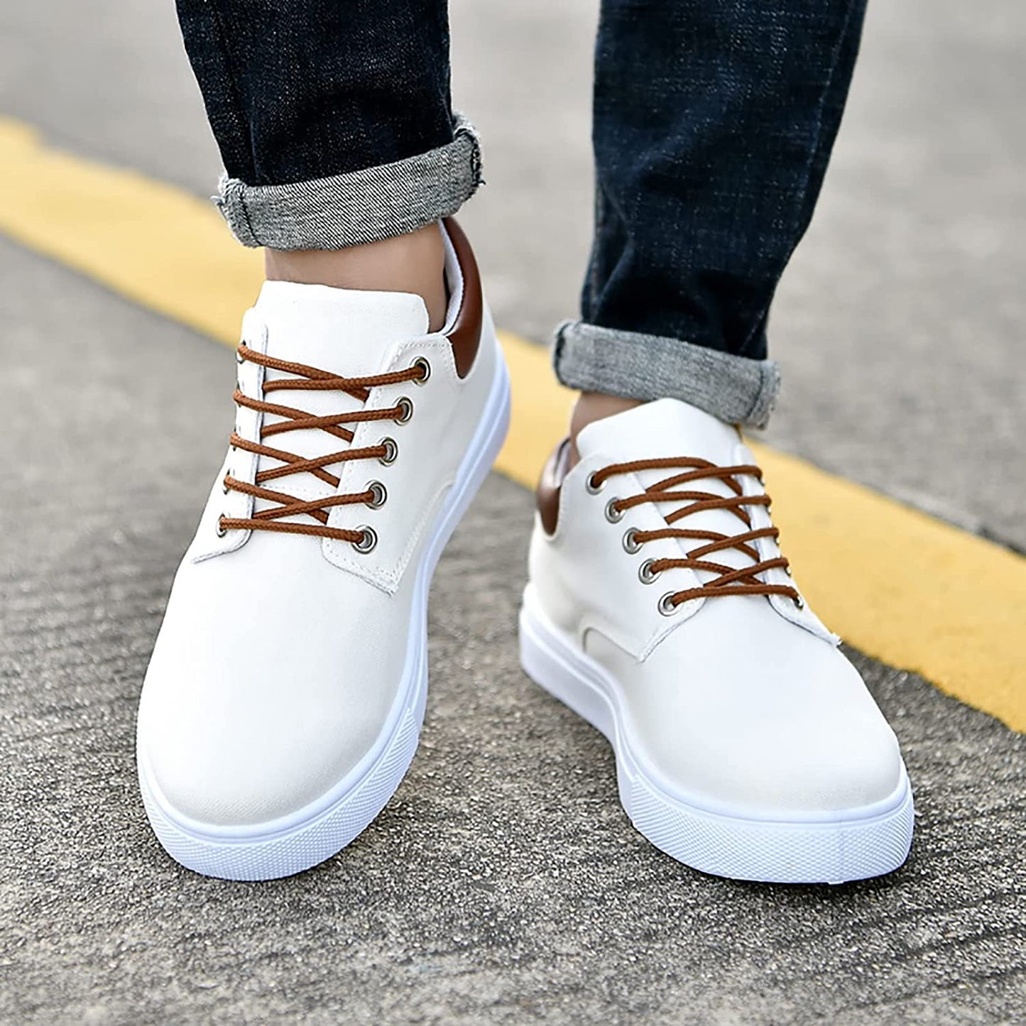 Herr Sneakers Klassisk Stil Bekväma Allround Skor