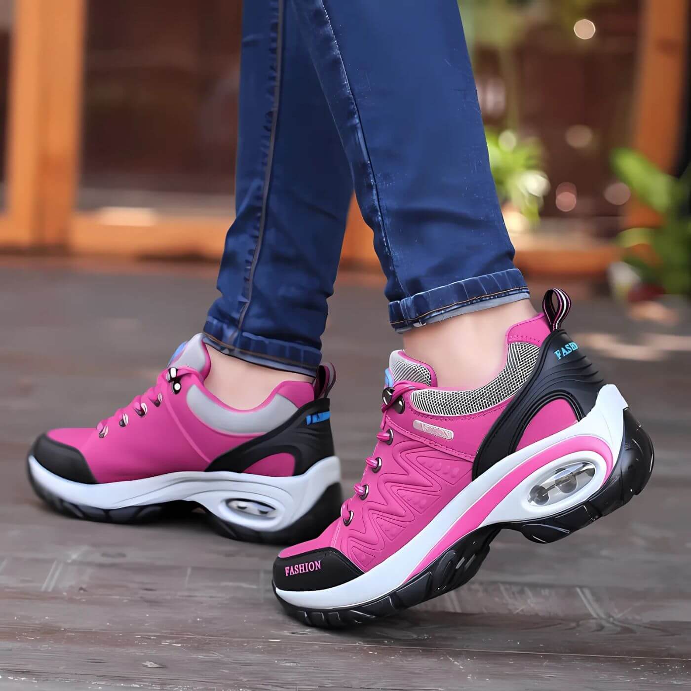 Damsneaker för komfort och mode – Ergonomiska promenadskor för vardag och fritid