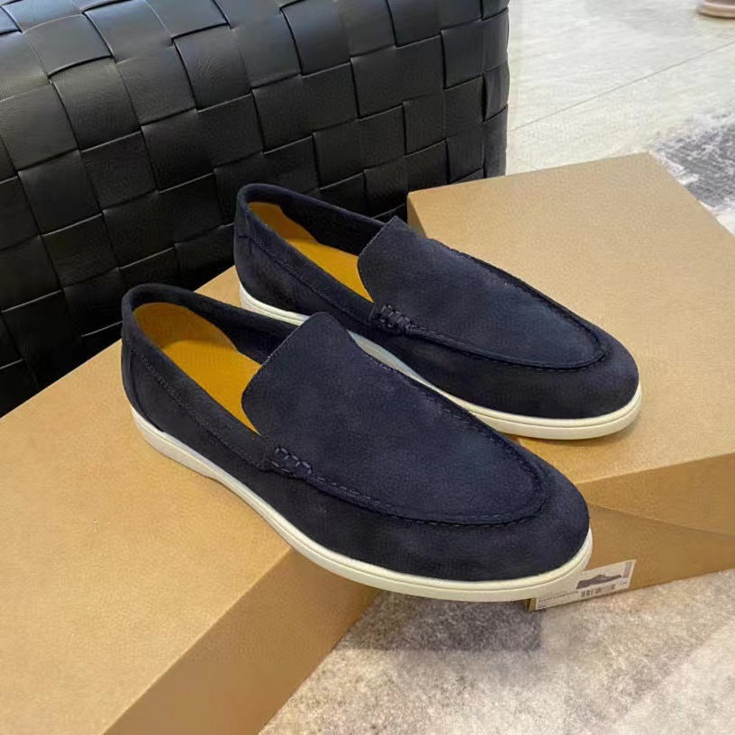 Herrloafers Klassisk Slip-on Stil för Kontor och Fritid