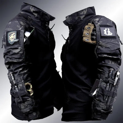 Herr Tactical Set – Taktisk Uniform för Män, Funktionell och Vattentålig för Outdoor och Arbete