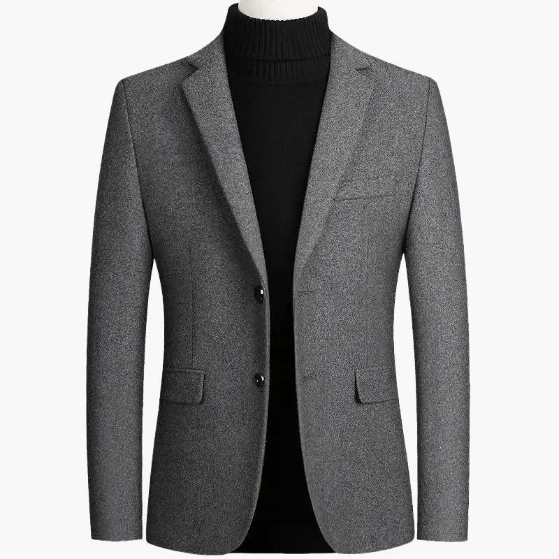 Herr Blazer Kavaj – Klassisk Affärs- och Feststil för Män