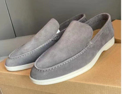 Herrloafers Klassisk Slip-on Stil för Kontor och Fritid