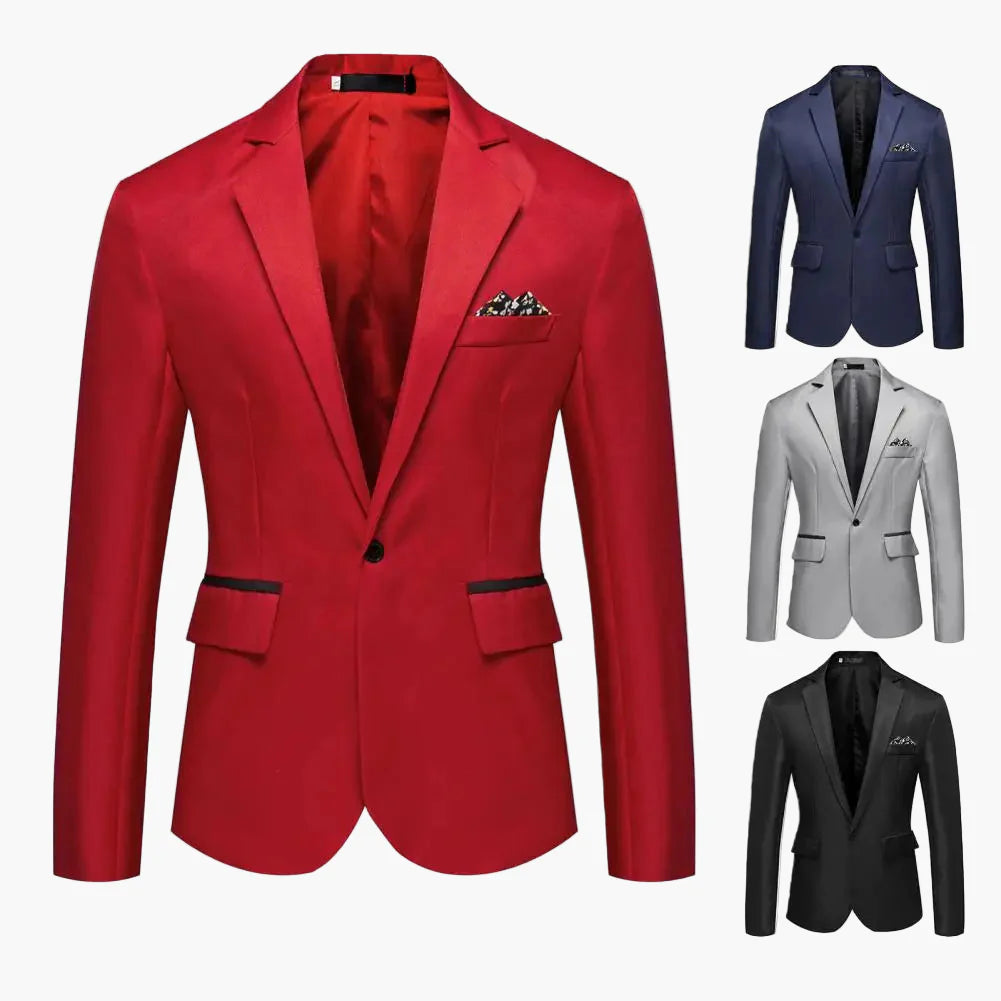 Herr Kavaj Slim Fit – Elegant Fest- och Bröllopskavaj