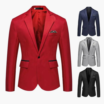 Herr Kavaj Slim Fit – Elegant Fest- och Bröllopskavaj