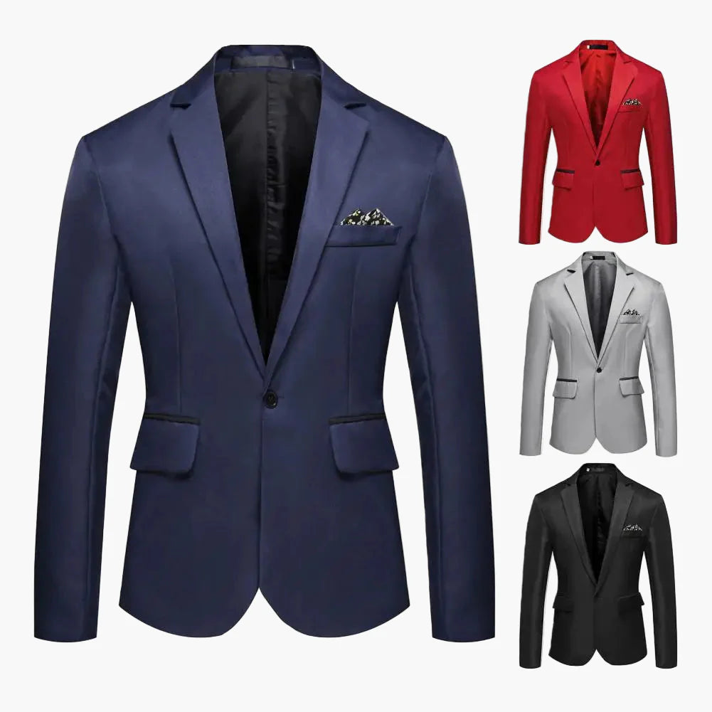 Herr Kavaj Slim Fit – Elegant Fest- och Bröllopskavaj