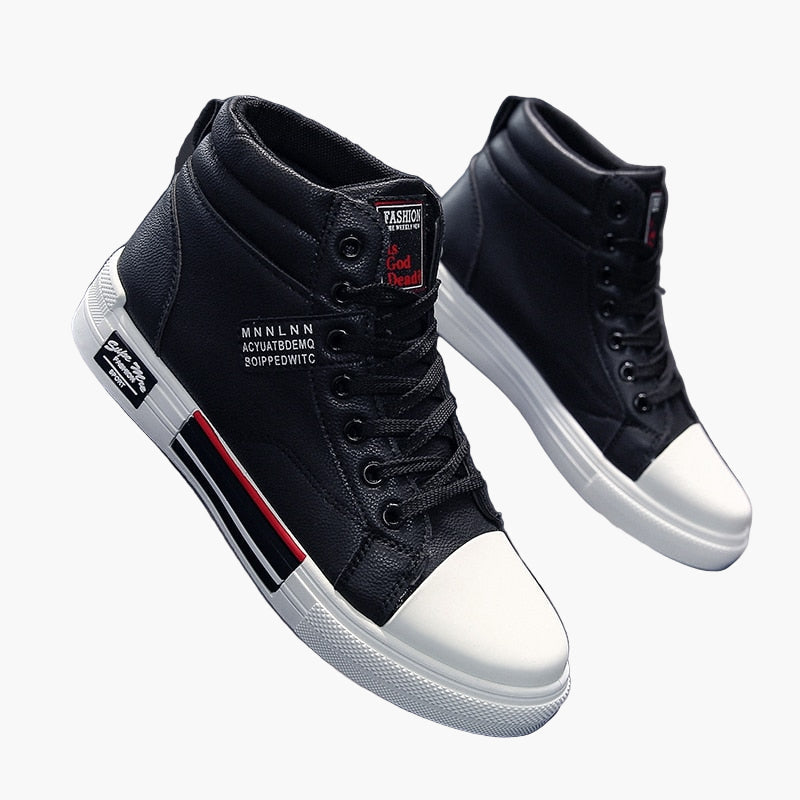 Herr Sneakers Höga Streetwear Sneakers för Höst och Vinter