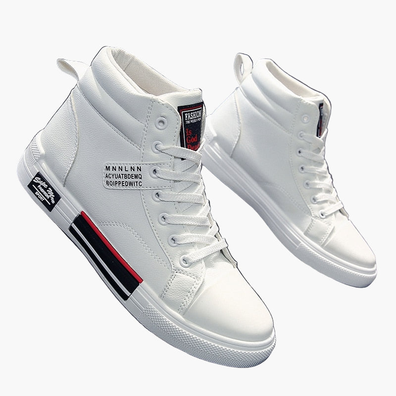Herr Sneakers Höga Streetwear Sneakers för Höst och Vinter