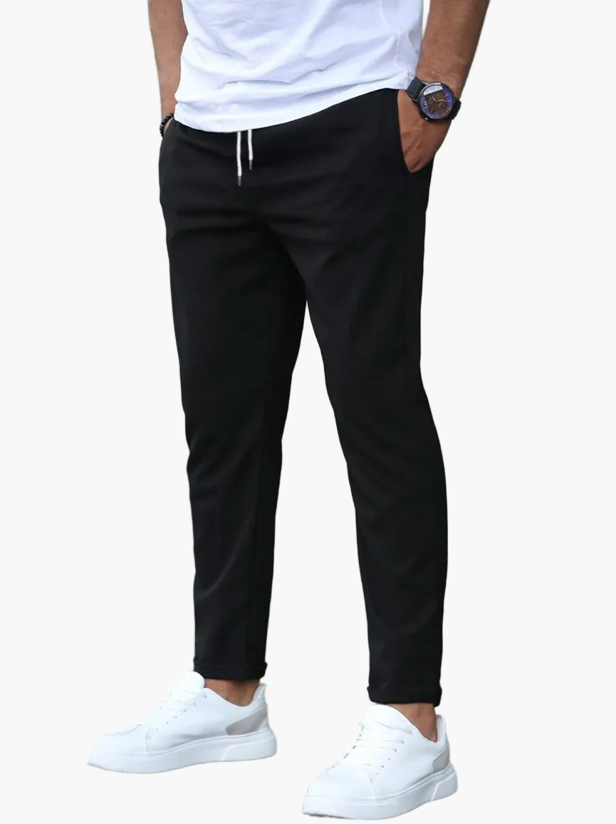 Herr Joggers Slim Fit – Sportiga och Eleganta Byxor för Vardagsbruk och Träning