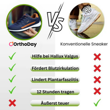 Herr Sneakers OrthoDay Komfortskor för vardag och sport – ortopediskt rekommenderade