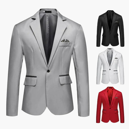 Herr Kavaj Slim Fit – Elegant Fest- och Bröllopskavaj