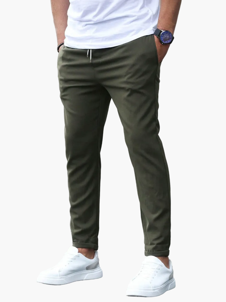 Herr Joggers Slim Fit – Sportiga och Eleganta Byxor för Vardagsbruk och Träning