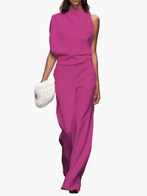 Dam Jumpsuit Elegant Vid Ben Modern Stil Fest & Vardag