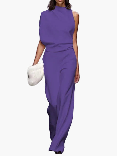 Dam Jumpsuit Elegant Vid Ben Modern Stil Fest & Vardag