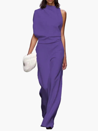 Dam Jumpsuit Elegant Vid Ben Modern Stil Fest & Vardag