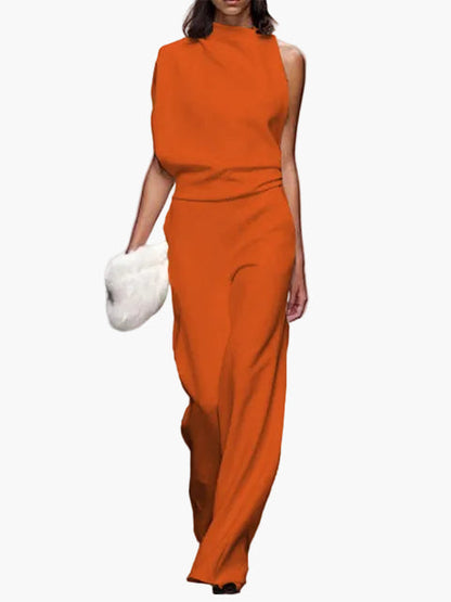 Dam Jumpsuit Elegant Vid Ben Modern Stil Fest & Vardag