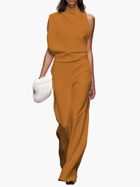 Dam Jumpsuit Elegant Vid Ben Modern Stil Fest & Vardag