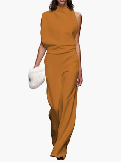 Dam Jumpsuit Elegant Vid Ben Modern Stil Fest & Vardag