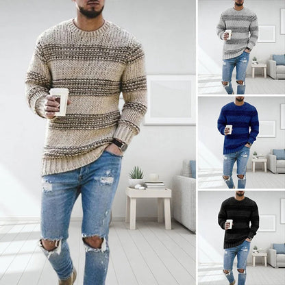Herrstickad tröja i nordisk stil – Modern och varm för vardag och fritid