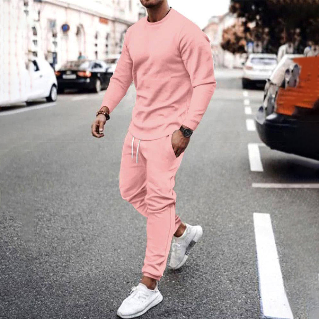 Herr Träningsset – Modern Joggingdräkt för Avslappnad Stil och Komfort