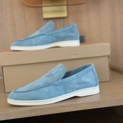 Herrloafers Klassisk Slip-on Stil för Kontor och Fritid