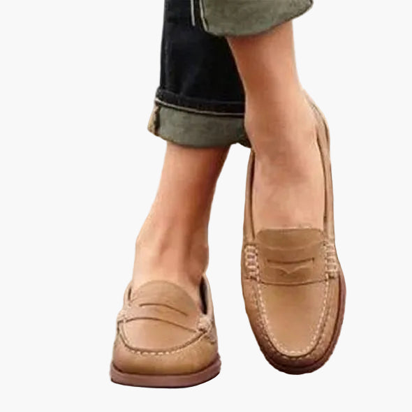 Herrloafers Klassisk Stil Slip-on Skor för Vardag och Arbete