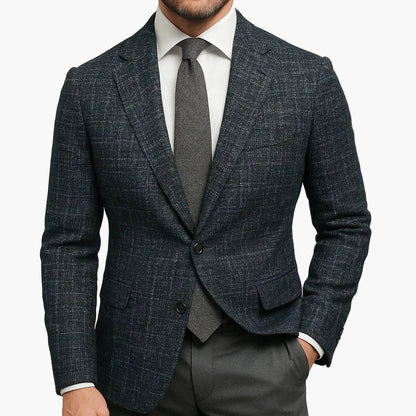 Herrkavaj – Skräddarsydd Slim Fit Blazer för Affärs- och Feststil