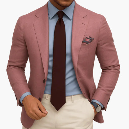 Herrkavaj – Skräddarsydd Slim Fit Blazer för Affärs- och Feststil