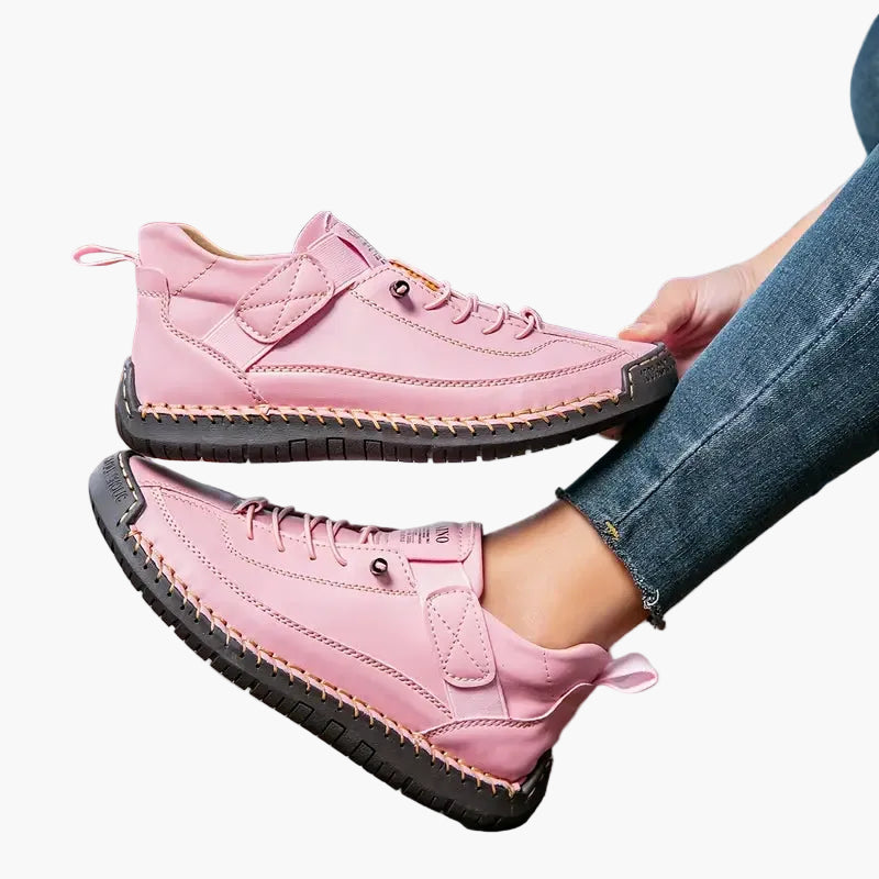 Dam Sneakers Sportig Komfort Vardagsskor med Ortopediskt Stöd och Lättviktskänsla