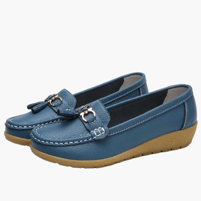 Dam loafers med tofsar – Komfortabla och stilrena vardagsskor