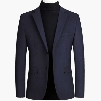 Herr Blazer Kavaj – Klassisk Affärs- och Feststil för Män