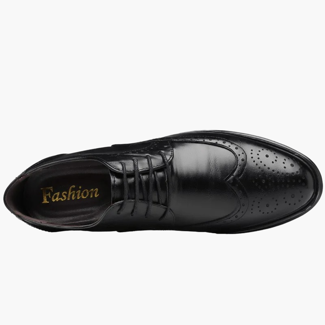 Herr Oxford Skor – Klassisk Brogue Stil för Formella Tillfällen