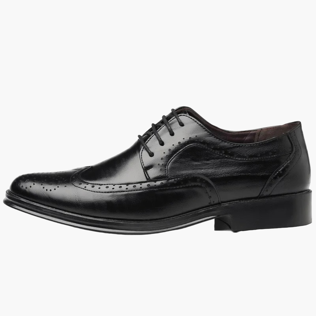 Herr Oxford Skor – Klassisk Brogue Stil för Formella Tillfällen