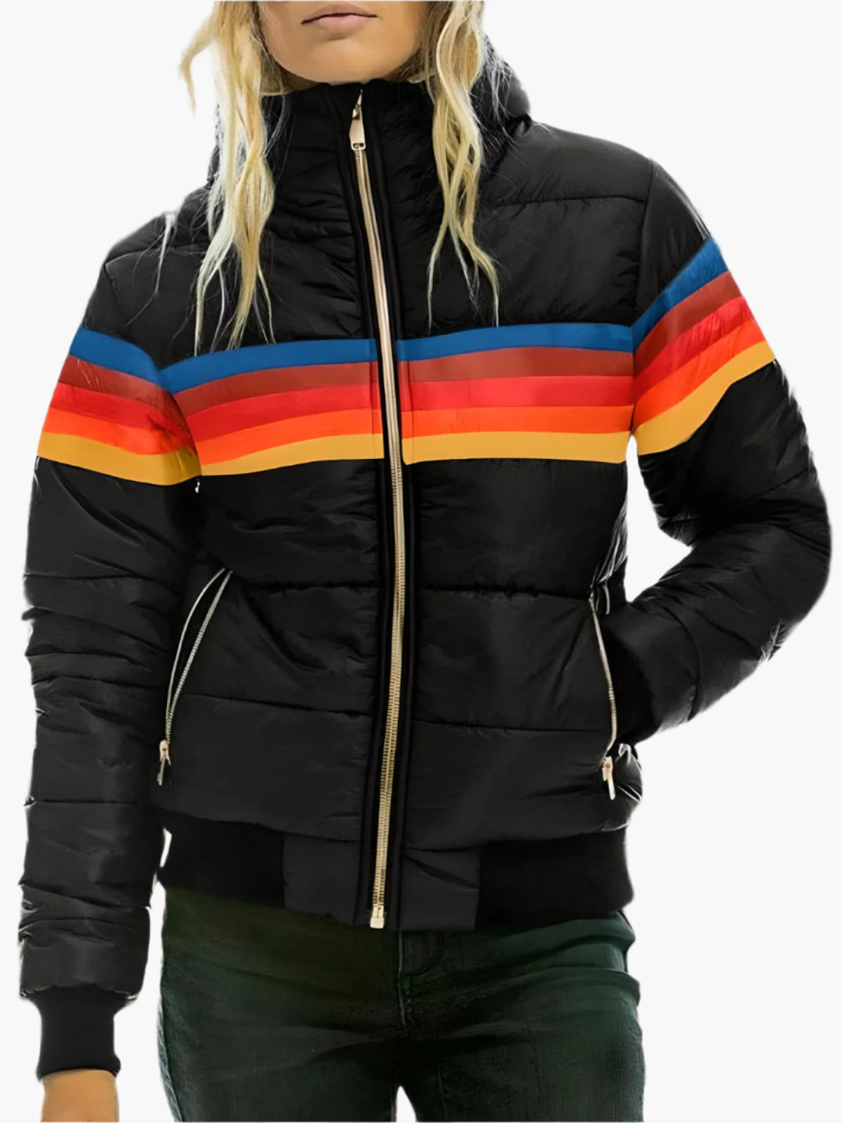 Jerry – Bekväm Rainbow Huvtröja för Herr