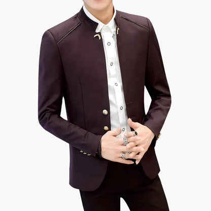 Herr Elegant Slim Fit Kavaj – Modern Fest- och Vardagsstil