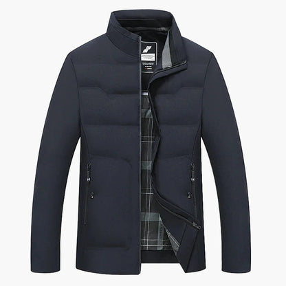 Herr Business Casual Vinterjacka – Tjock, Varm och Vindskyddad