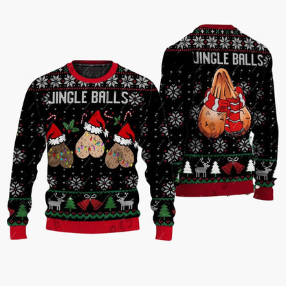 Herr Rolig Jultröja – Jingle Balls, Fultröja för Julfest