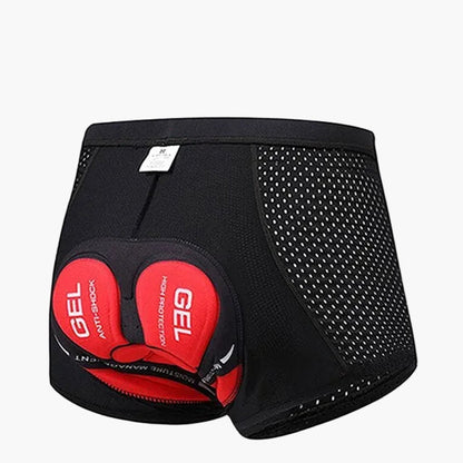Herr cykelshorts med 5D gelpad för stötdämpning och komfort – Perfekt för mountainbike och landsvägscykling