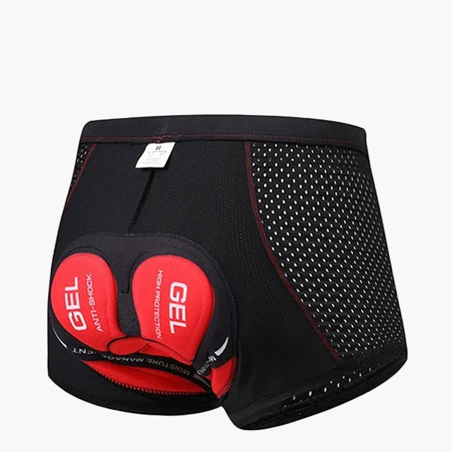 Herr cykelshorts med 5D gelpad för stötdämpning och komfort – Perfekt för mountainbike och landsvägscykling