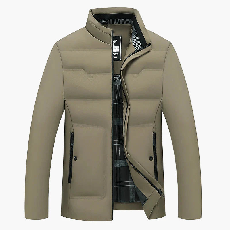 Herr Business Casual Vinterjacka – Tjock, Varm och Vindskyddad