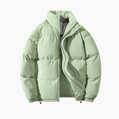 Herr Vinterjacka Vadderad Pufferjacka Varm Outdoor Stil
