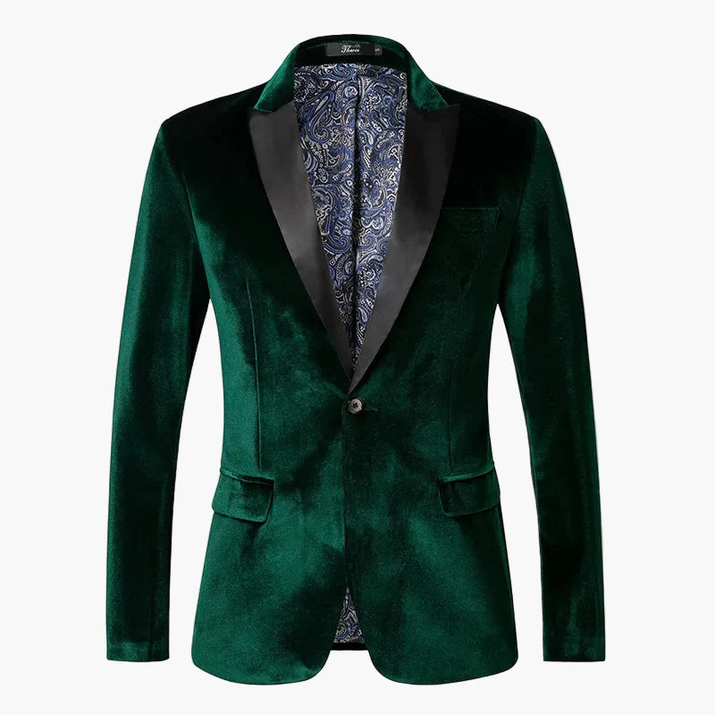 Herr Elegant Festkavaj Smokingjacka Slim Fit för Bröllop och Fester